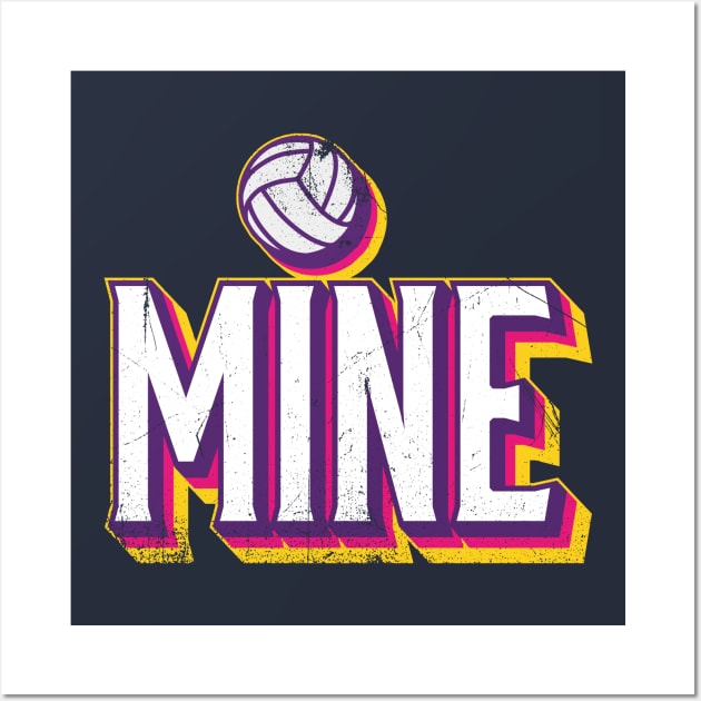 Volleyball Mine Wall Art by bluerockproducts